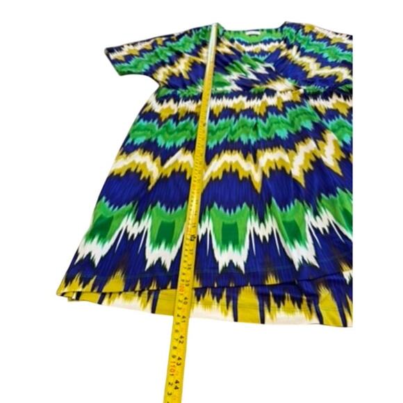 NWT!"CALVIN KLEIN" Aztec Sundress SZ 20W Soft Boho Hippie Missing Belt See Image - Picture 10 of 15